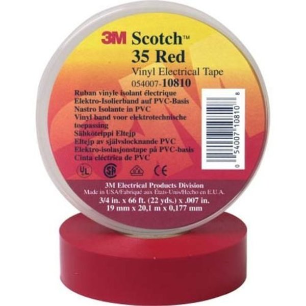 3M Replacement for 3M 35-red-3/4x66ft 35-RED-3/4X66FT 3M